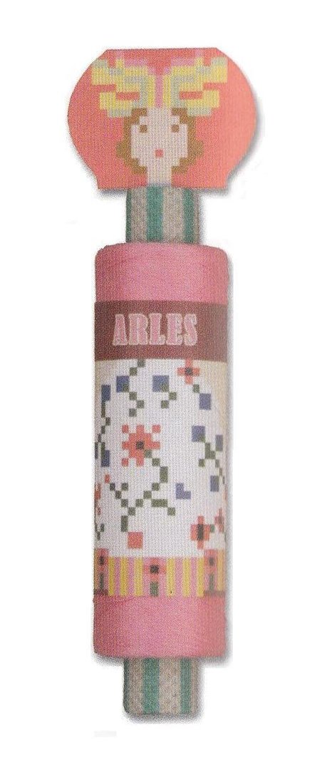 Garnrolle Trachtenmädel "Arles" , rosa von SAJOU