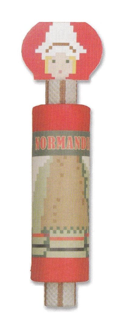 Garnrolle Trachtenmädel "Normandie" , rot von SAJOU